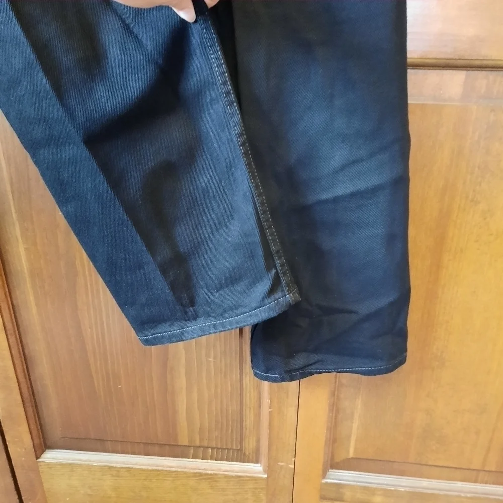 Levi Strauss & Co 505 Regular Fit black denim jeans Size 32×36